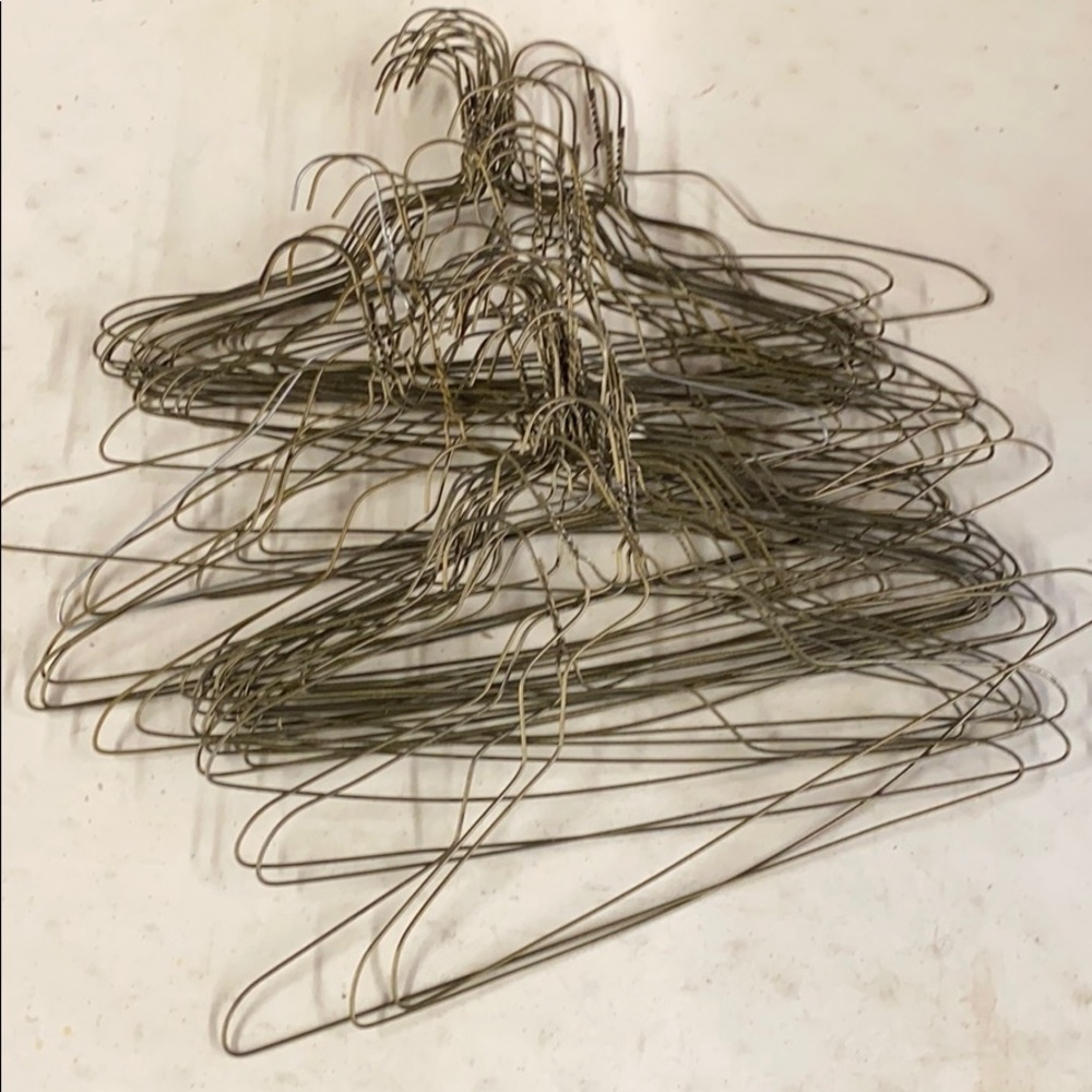 5 Lbs Metal Clothes Hangers Approximately 60 16"